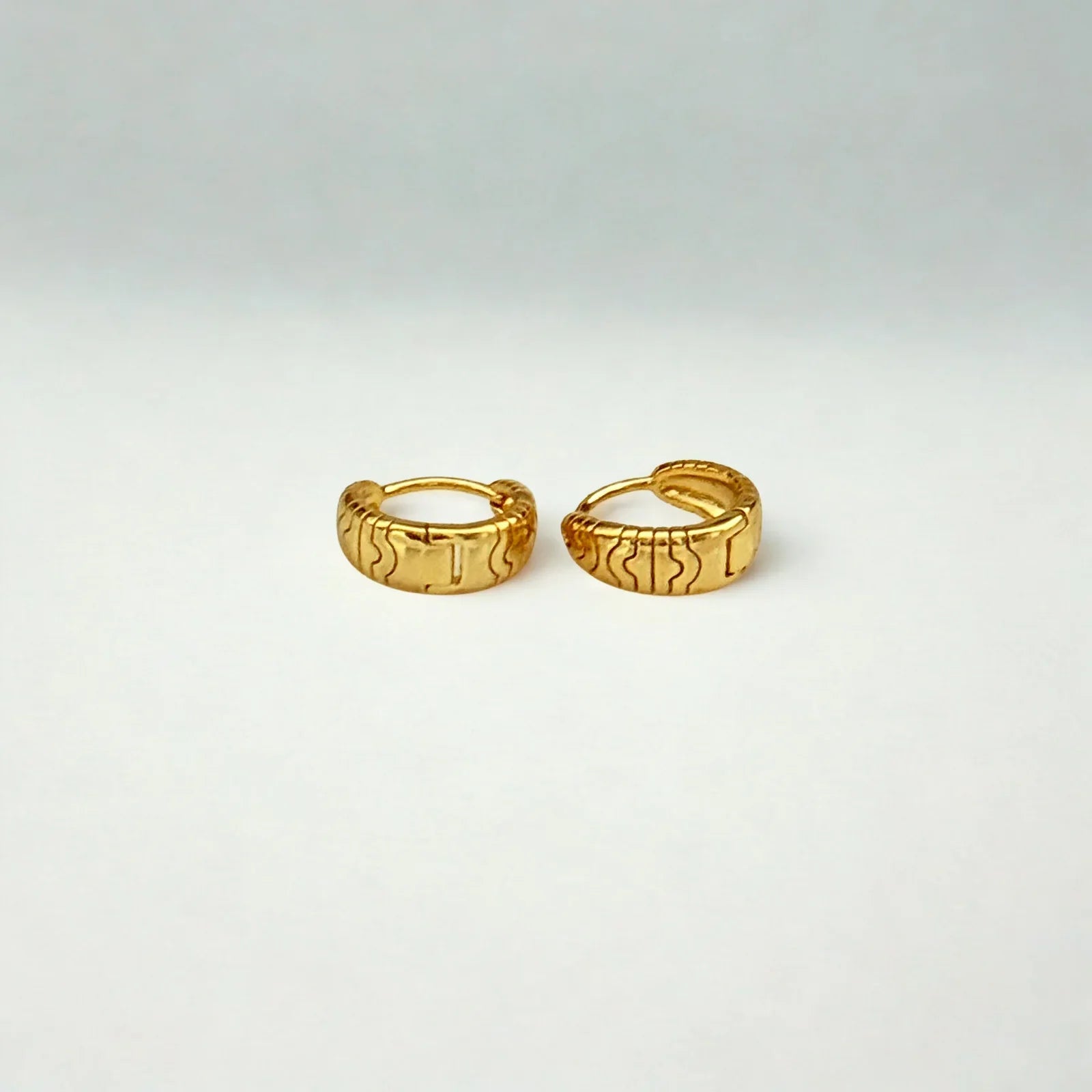 Gold Hoop Earring for Men India | Foster Hoops | Galaxy Alpha