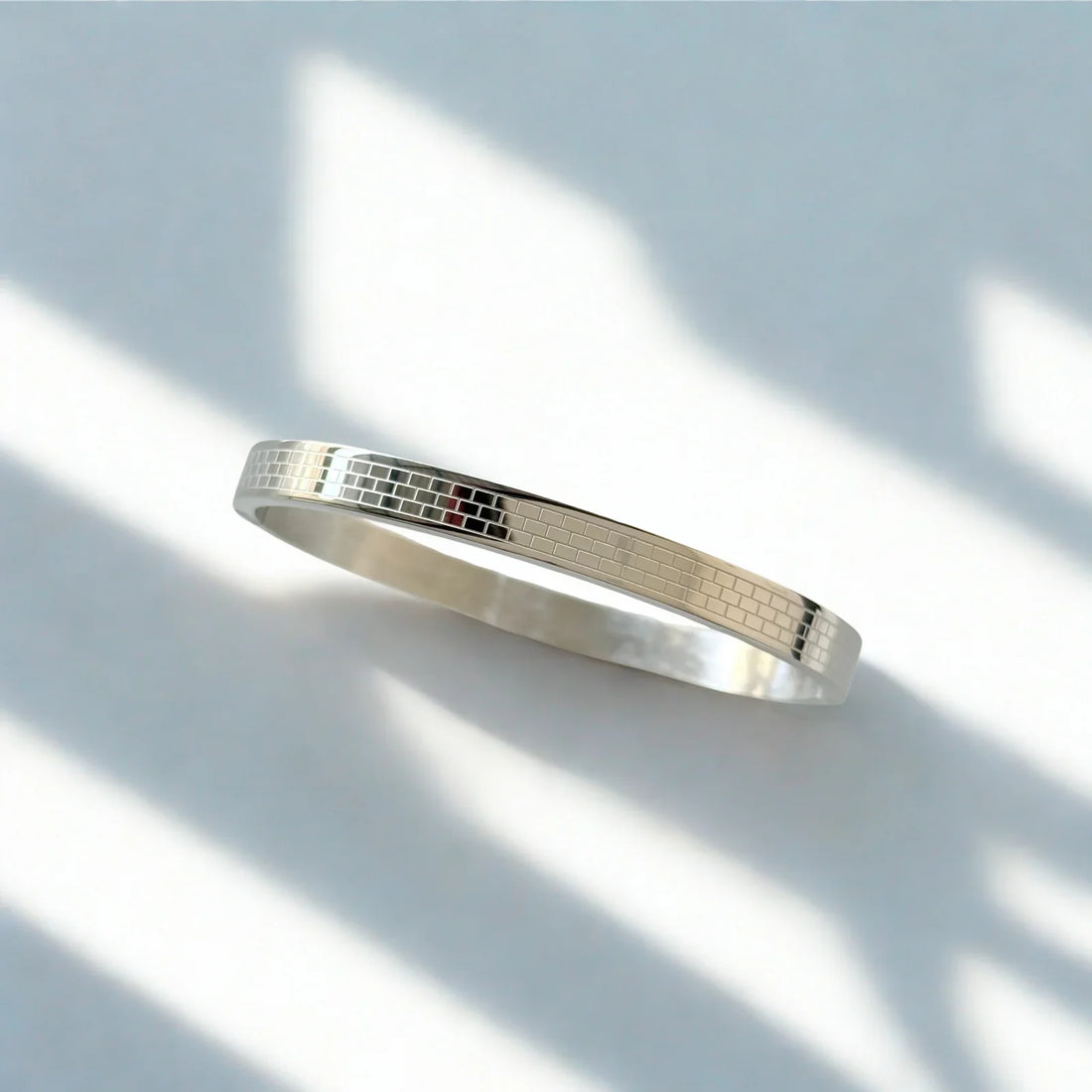 Brick Bracelet Kada  Structured Men's Kada | Galaxy Alpha