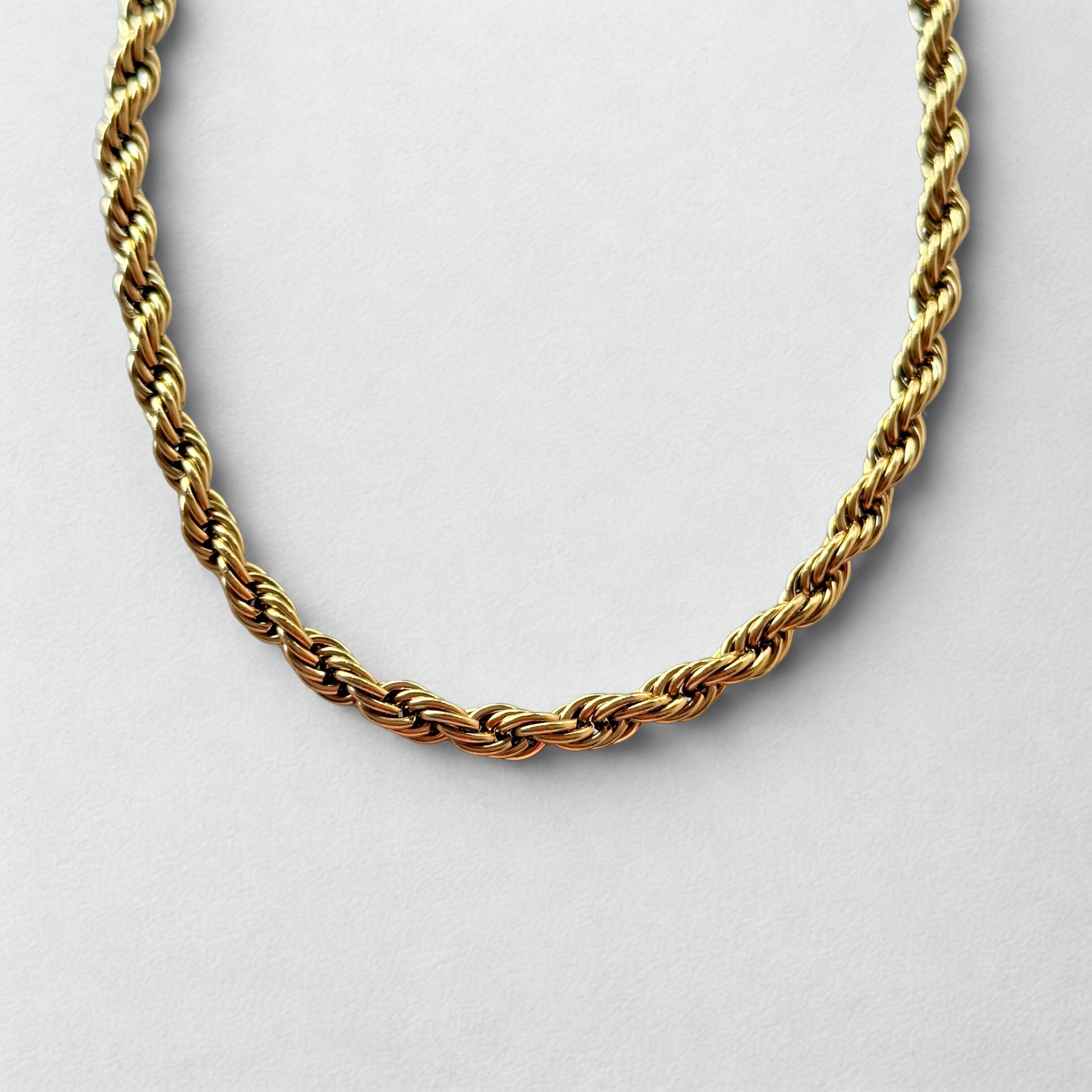 Thick Rope Neck Chain - For Men