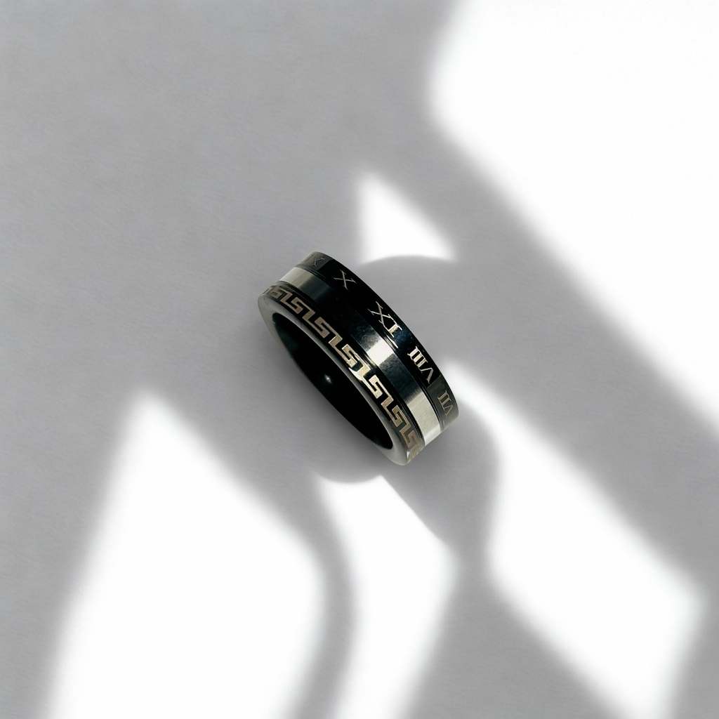 Roman Band Ring - For Men