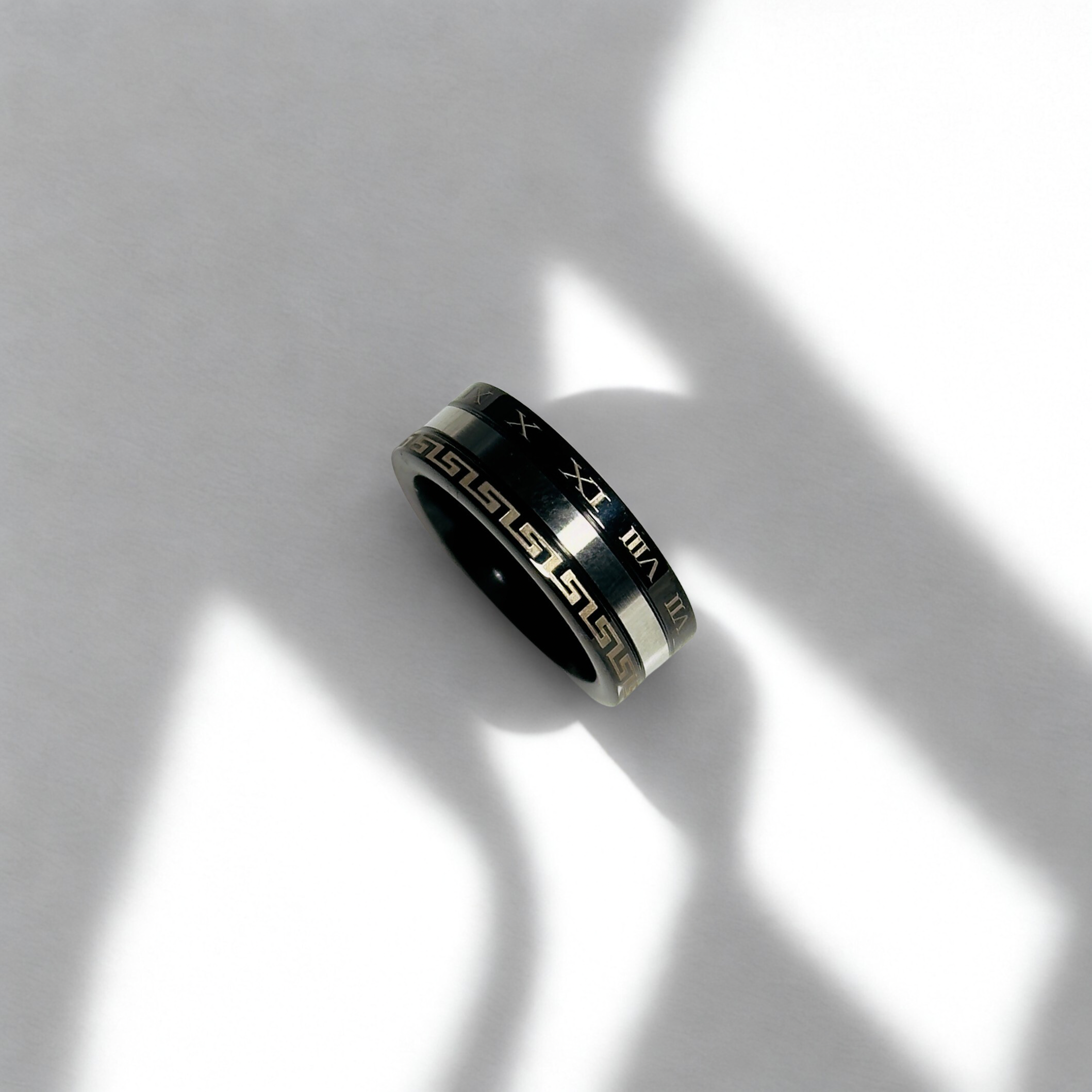 Roman Band Ring - For Men