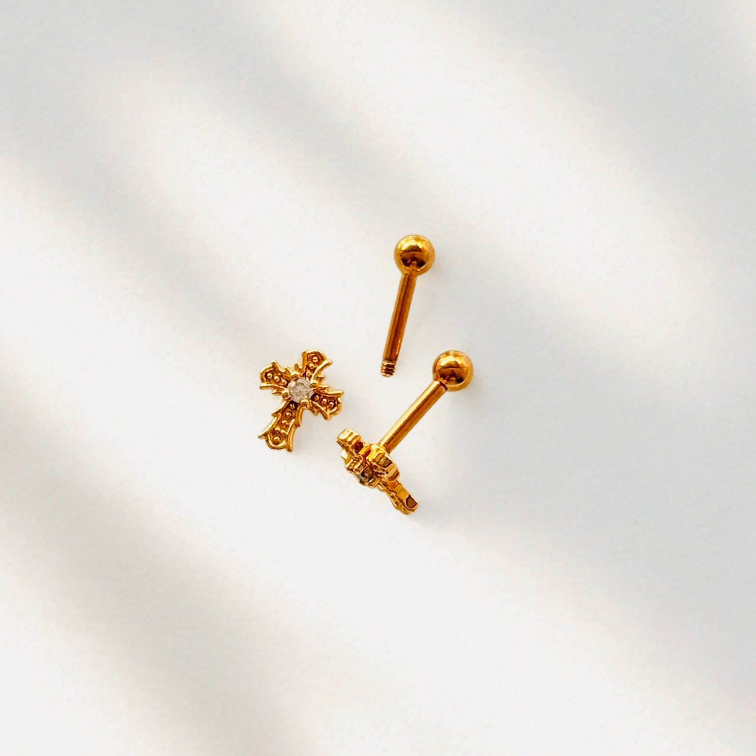 Cross Studs - For Men