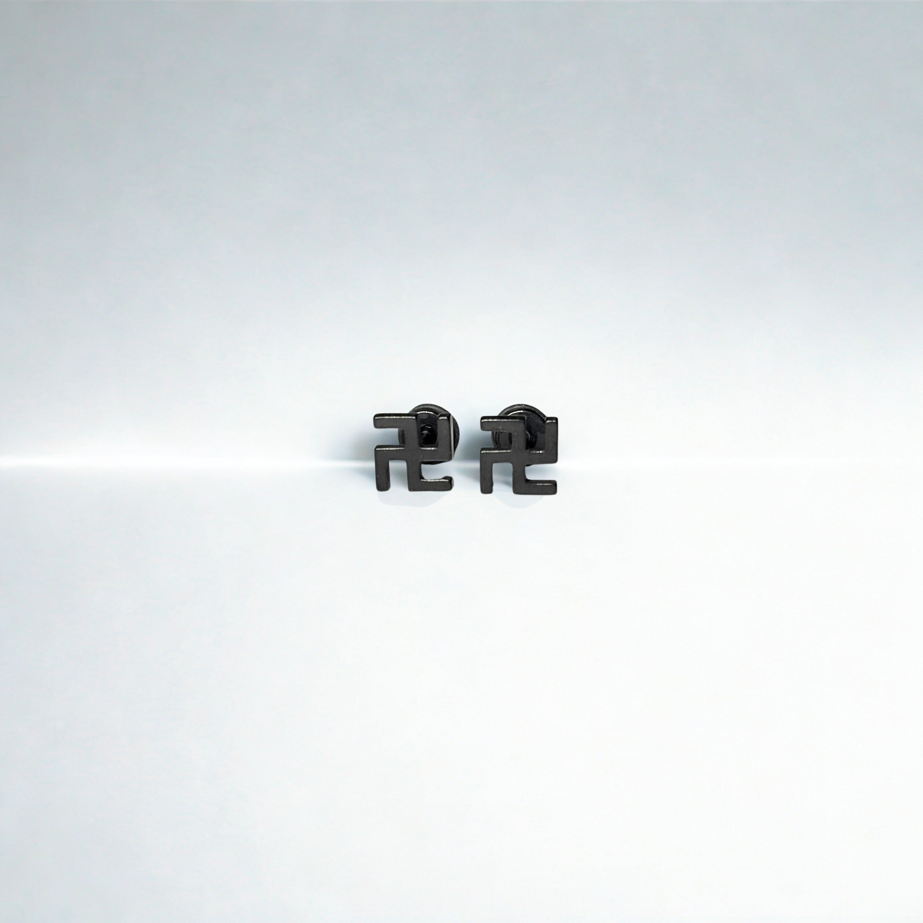 Swastika Studs - For Men