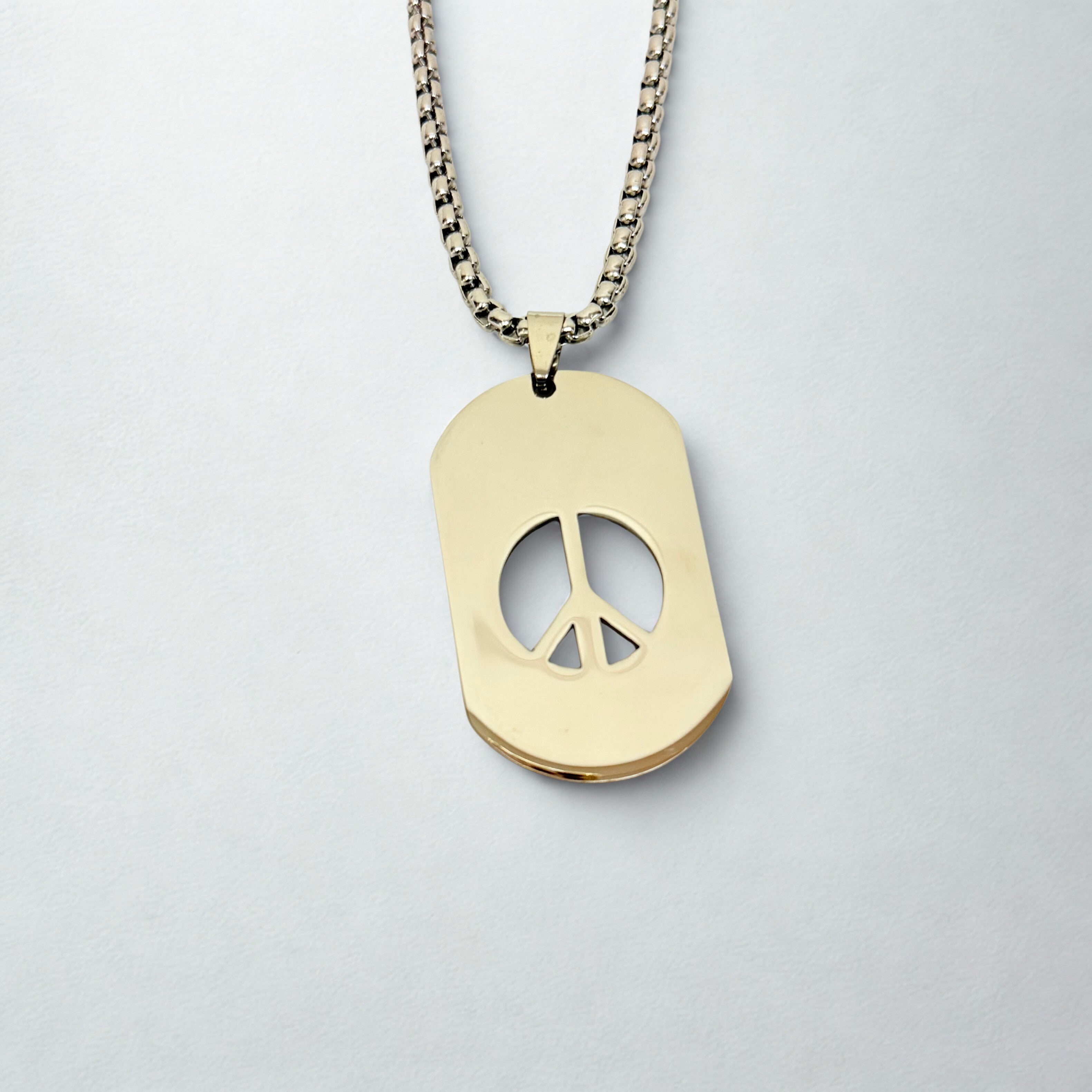 Peace Neck Chain - For Men