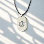 Peace Neck Chain - For Men