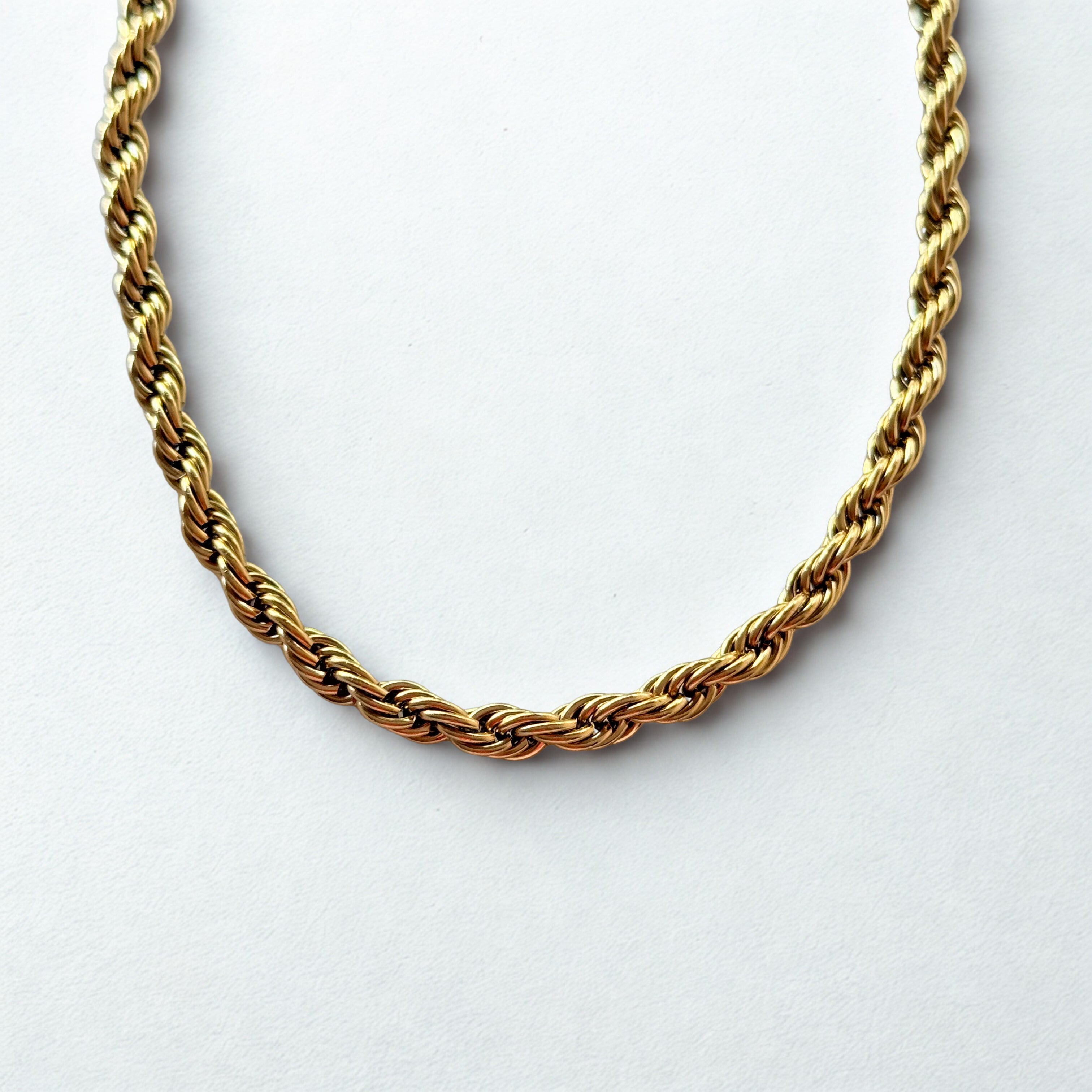 Thick Rope Neck Chain - For Men