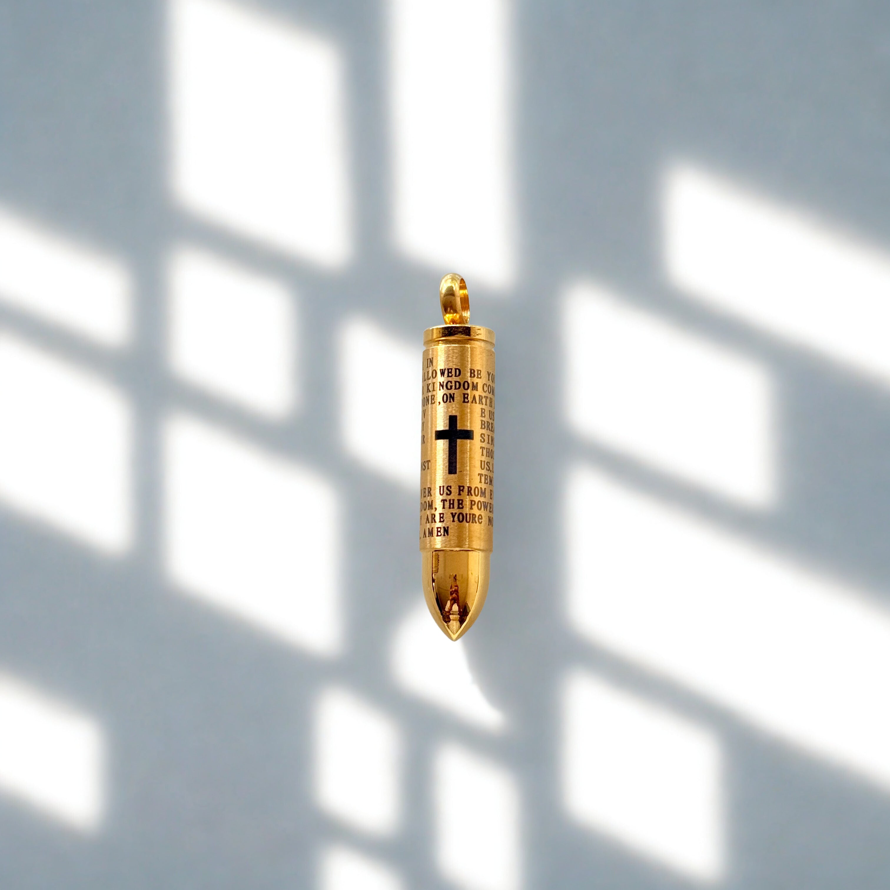 Cross Bullet Pendant - For Men