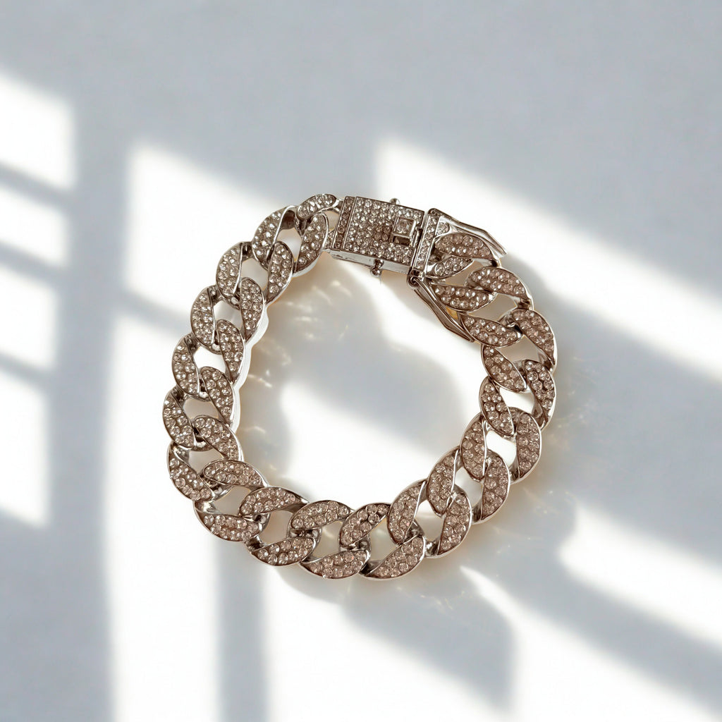 Studded Diamond Bracelet - For Men