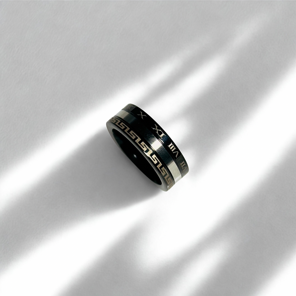 Roman Band Ring - For Men