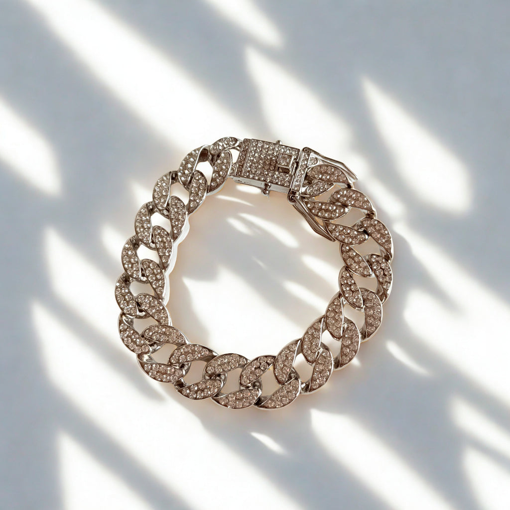 Studded Diamond Bracelet - For Men